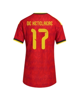 Billige Fotballdrakt Belgia Charles De Ketelaere #17 Replika Hjemmedrakt Dame VM 2026 Kortermet Billige Fotballdrakt Belgia Charles De Ketelaere #17 Replika Hjemmedrakt Dame VM 2026 Kortermet